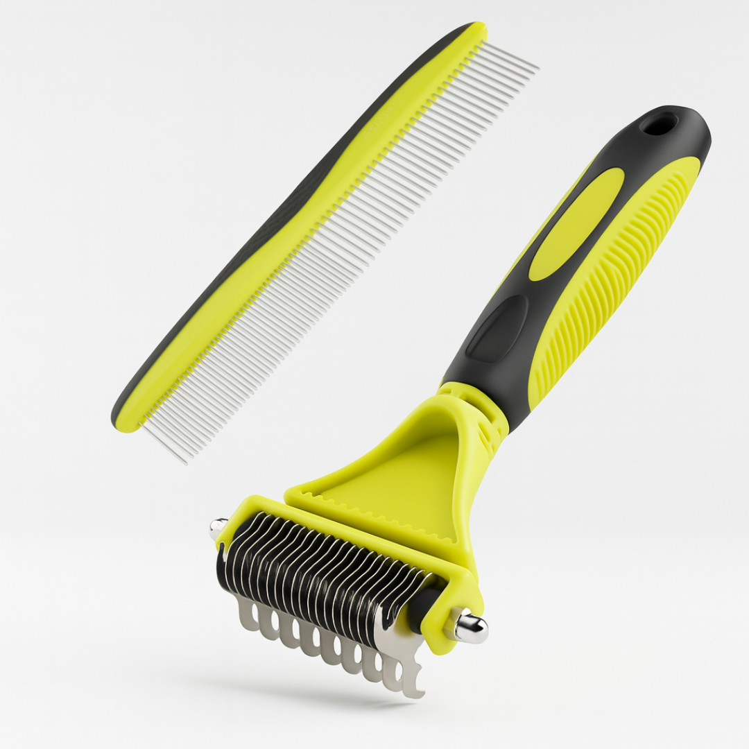 The Guardian's Grooming Rake & Comb Set
